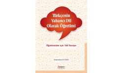 Teaching Of Turkish As A For Foreign Language